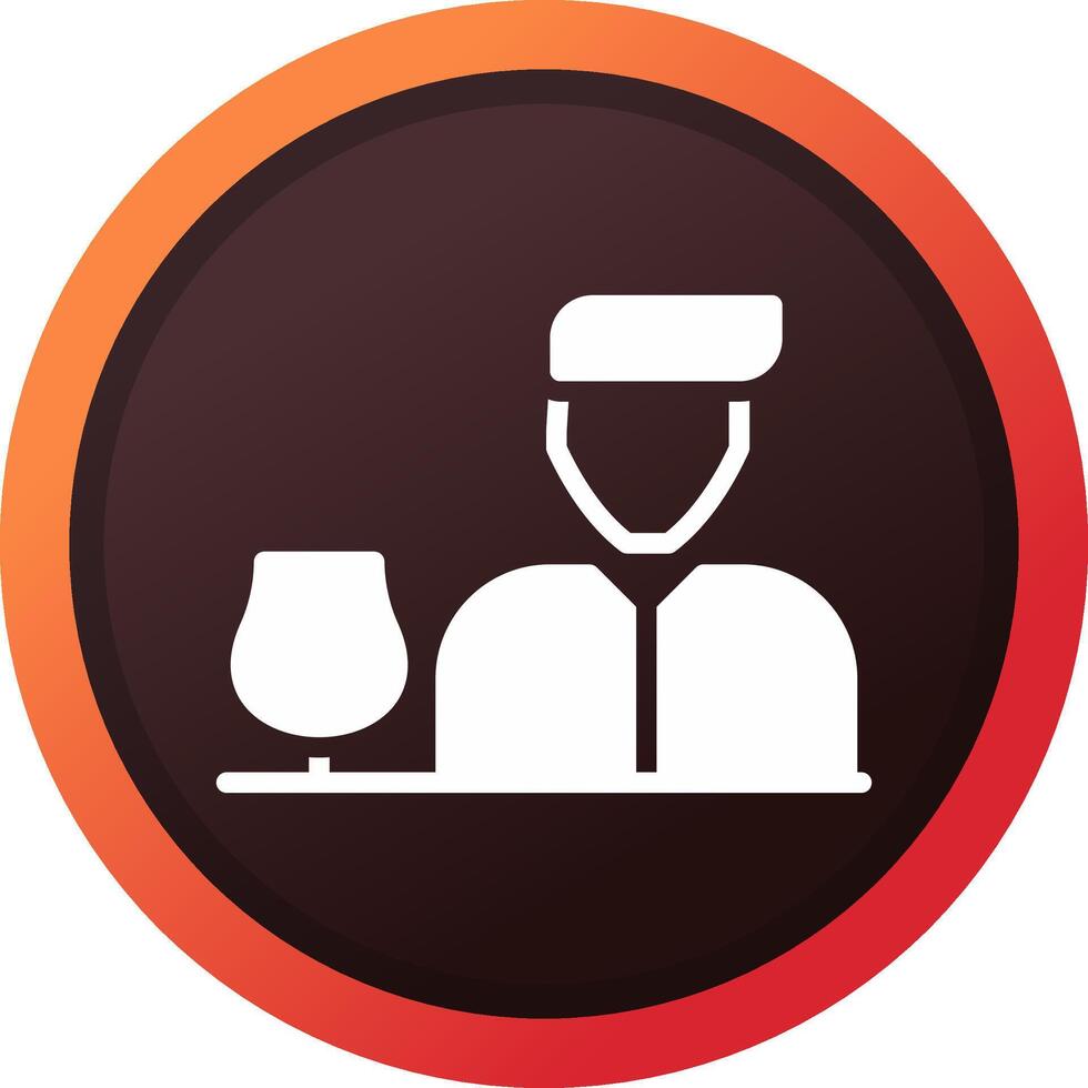 Bartender Creative Icon Design vector