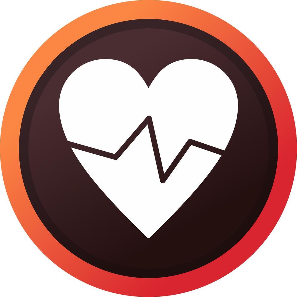 Heart Rate Creative Icon Design vector