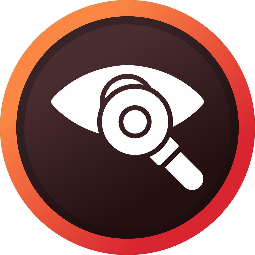 Eye Test Creative Icon Design vector