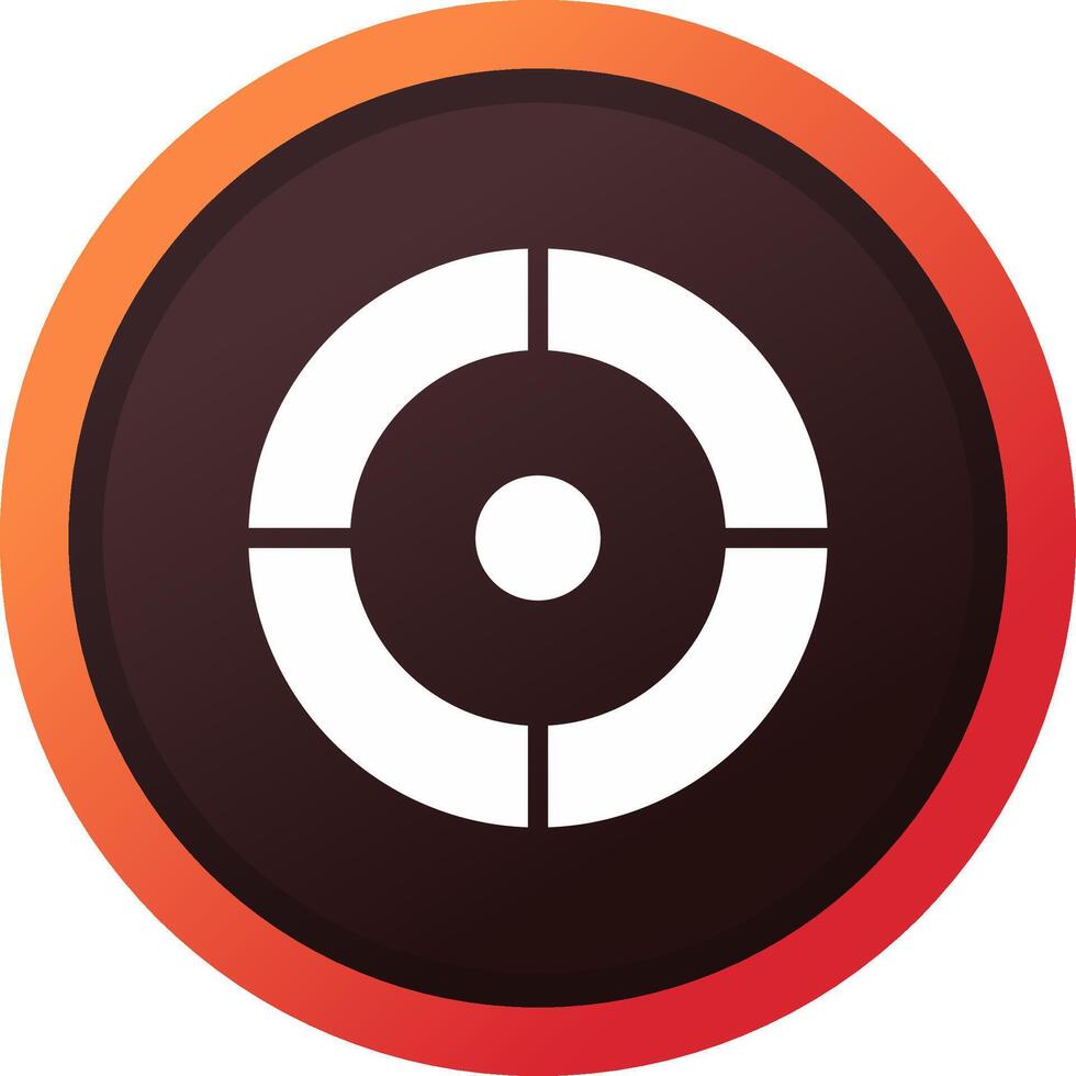 Target Creative Icon Design vector