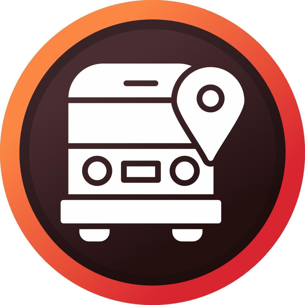 diseño de icono creativo de autobús escolar vector