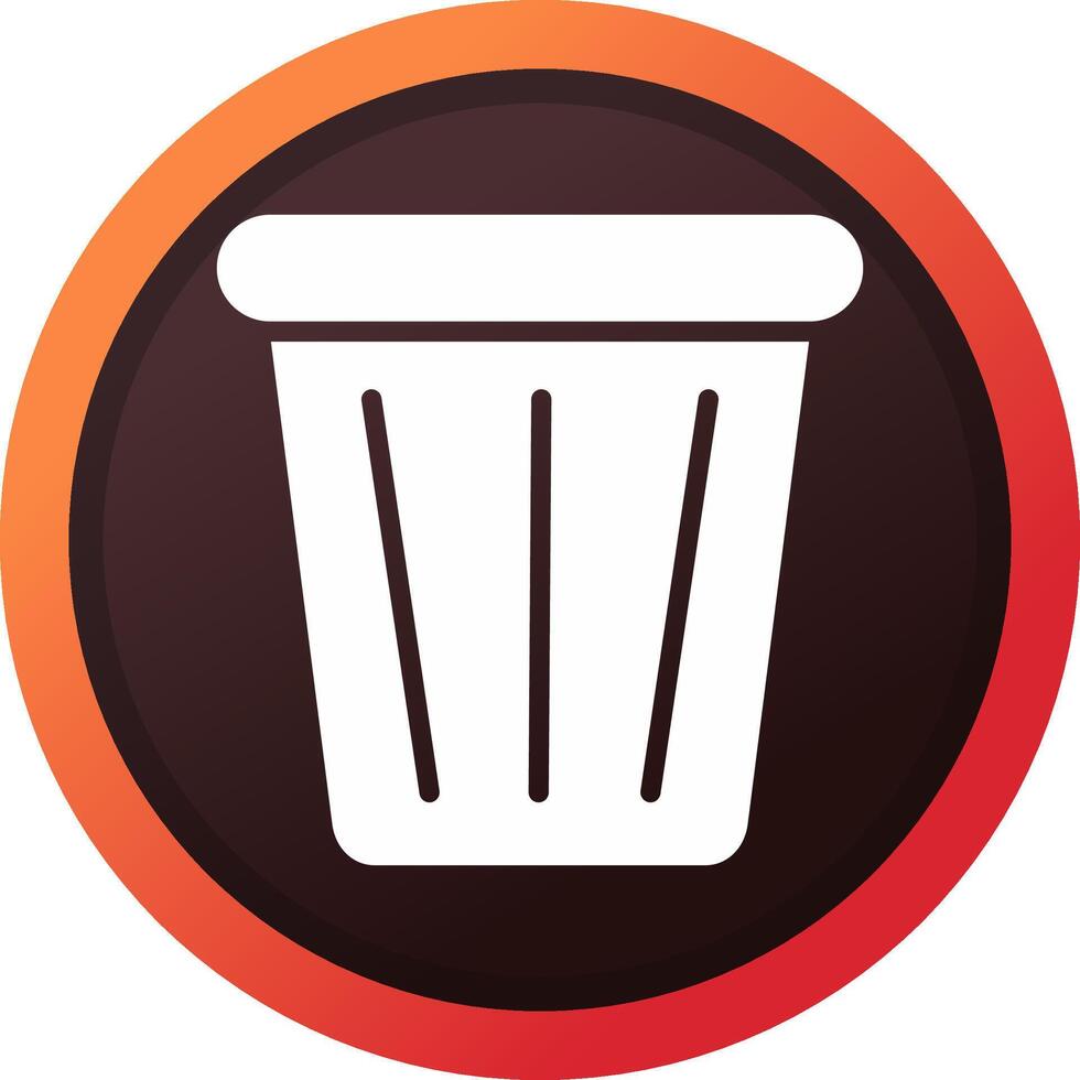 Trash Creative Icon Design vector