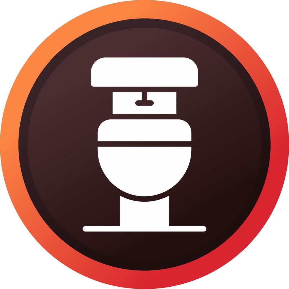 Toilet Creative Icon Design vector