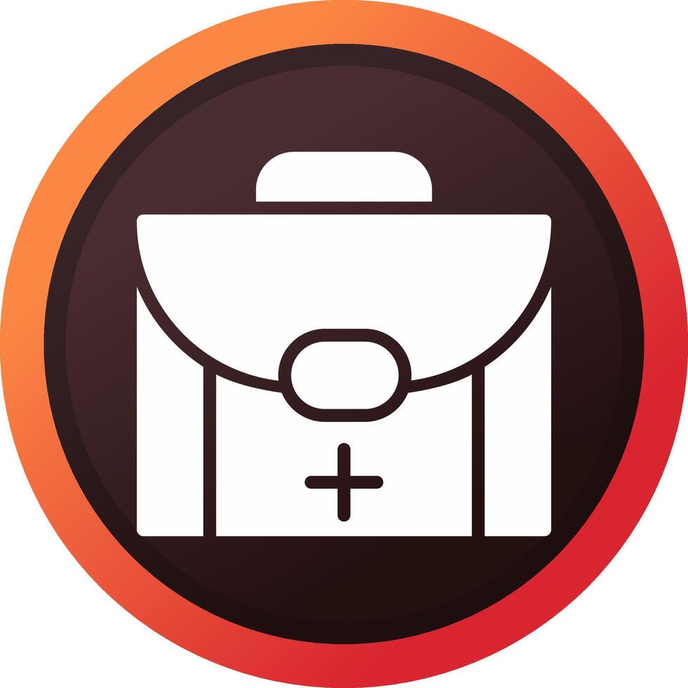 First Aid Kit Creative Icon Design vector