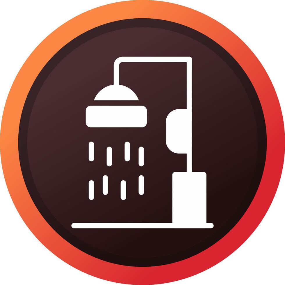 Shower Creative Icon Design vector