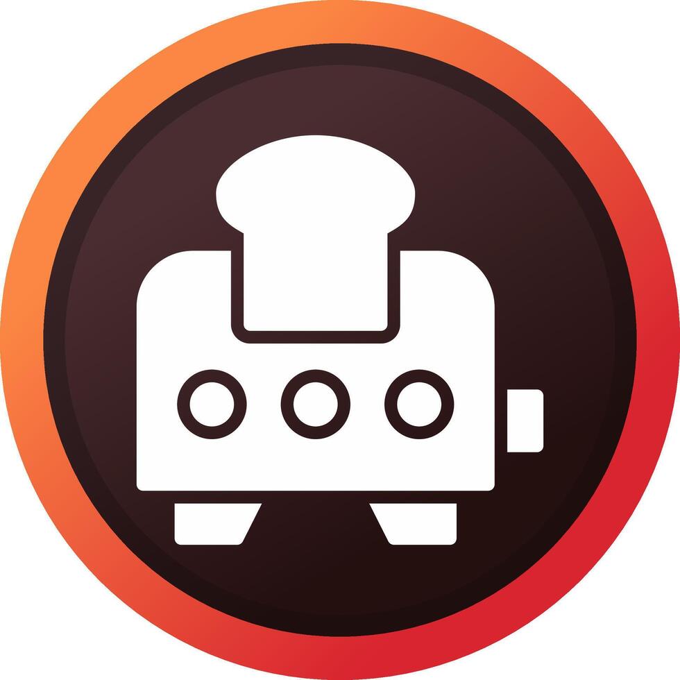Toaster Creative Icon Design vector