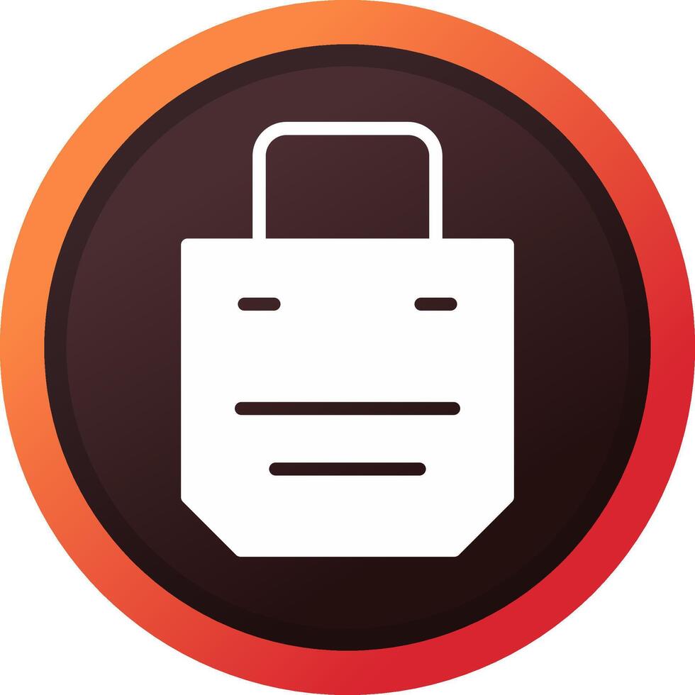 Bag Creative Icon Design vector