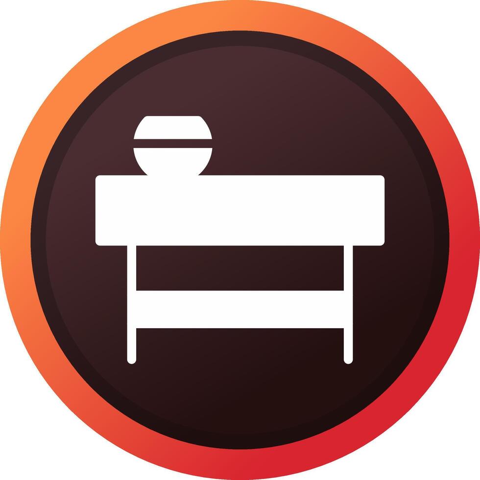 Tea Table Creative Icon Design vector