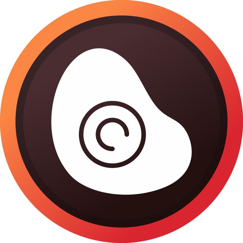 Fried Egg Creative Icon Design vector
