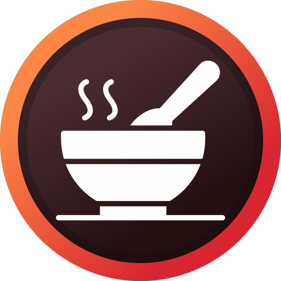 Hot Soup Creative Icon Design vector