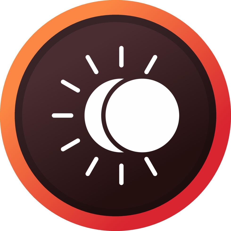 Eclipse Creative Icon Design vector