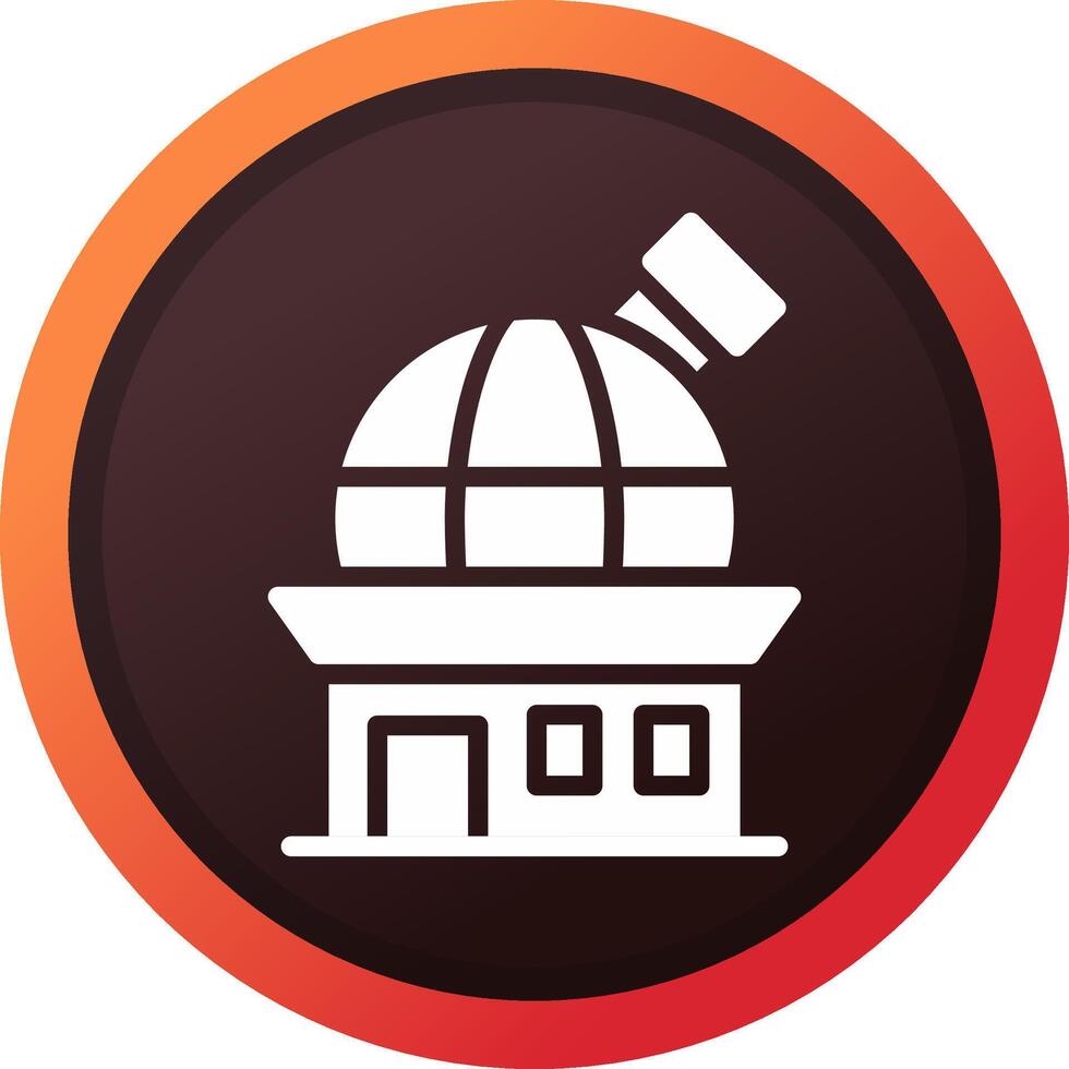 Observatory Creative Icon Design vector