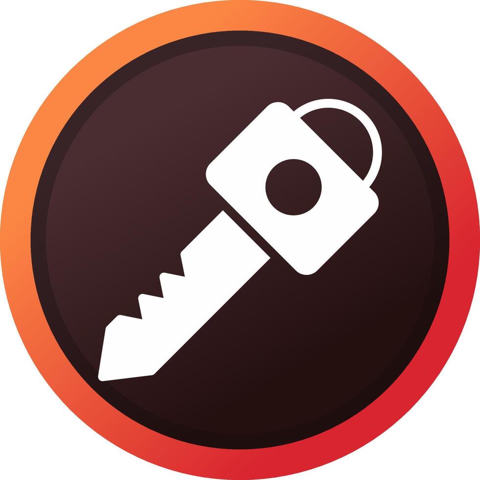 Room Key Creative Icon Design vector