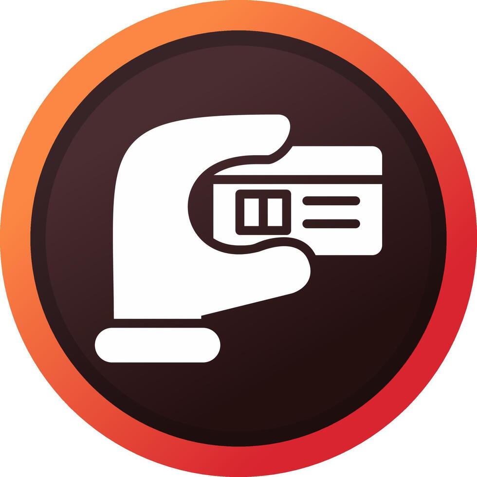 Credit Card Creative Icon Design vector