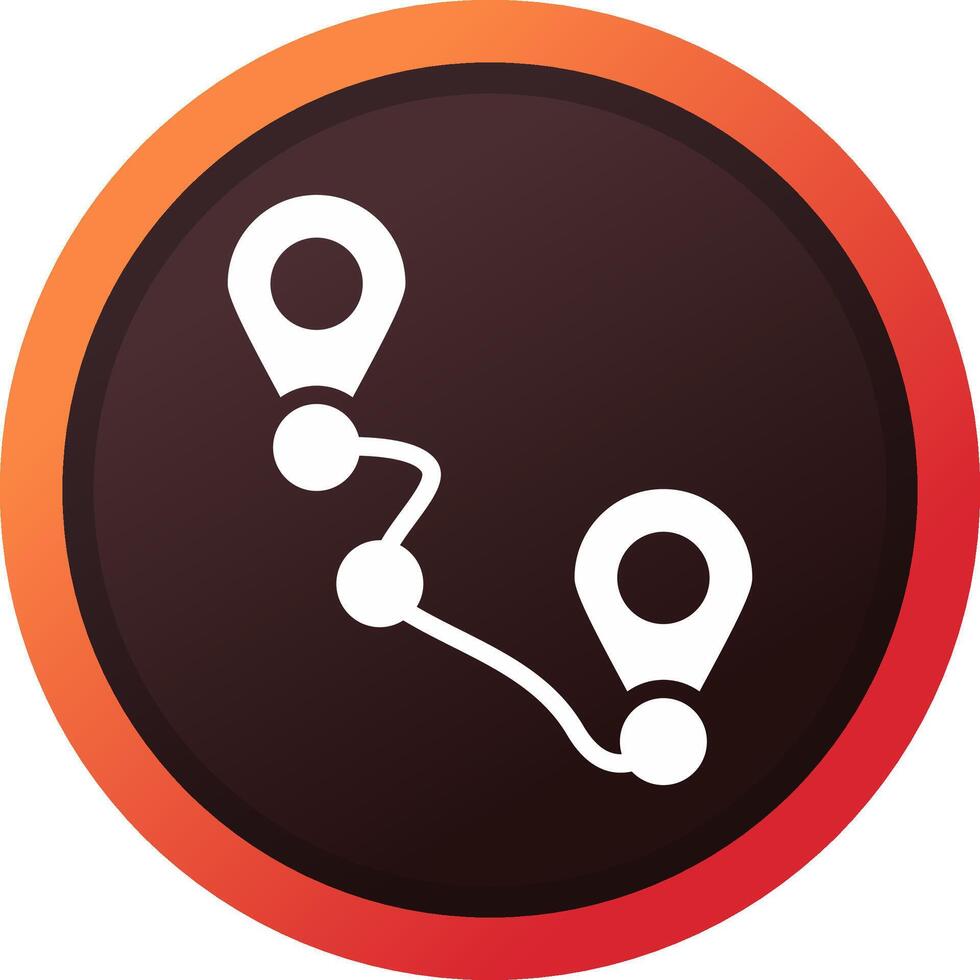 Tracking Creative Icon Design vector