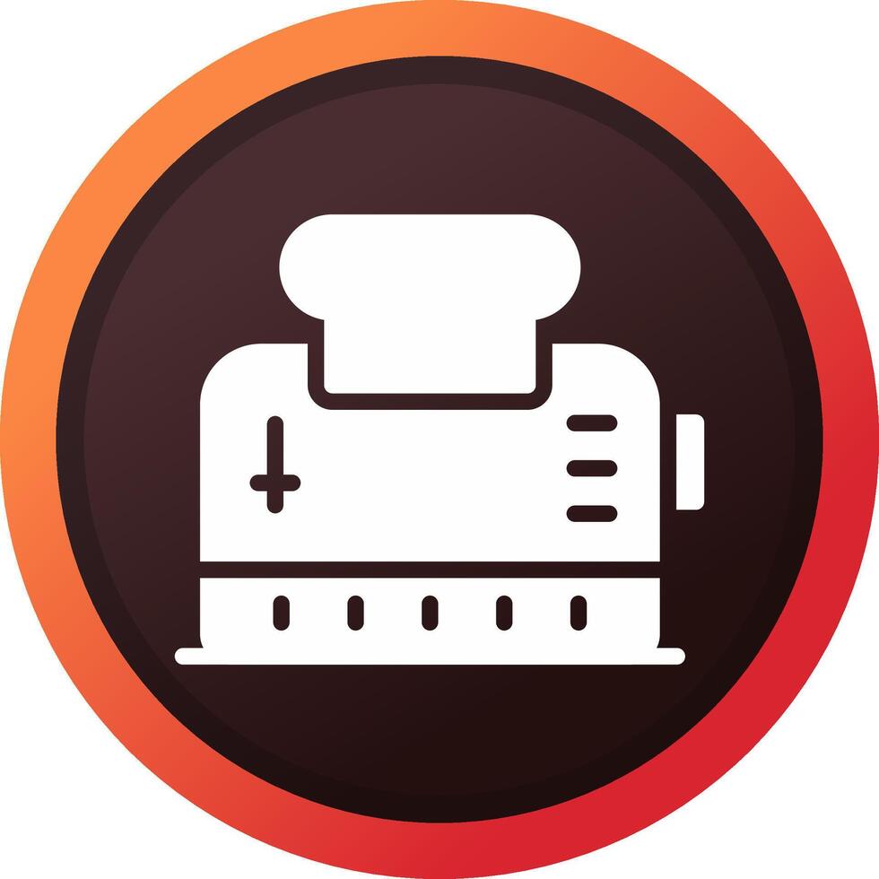 Toaster Creative Icon Design vector