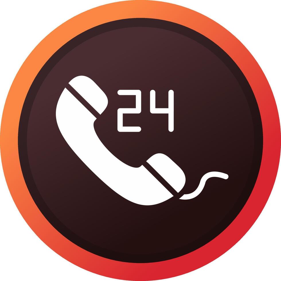 Emergency call Creative Icon Design vector