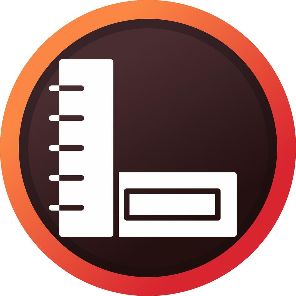 Ruler Creative Icon Design vector