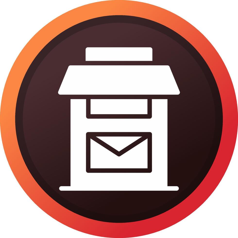 Postbox Creative Icon Design vector