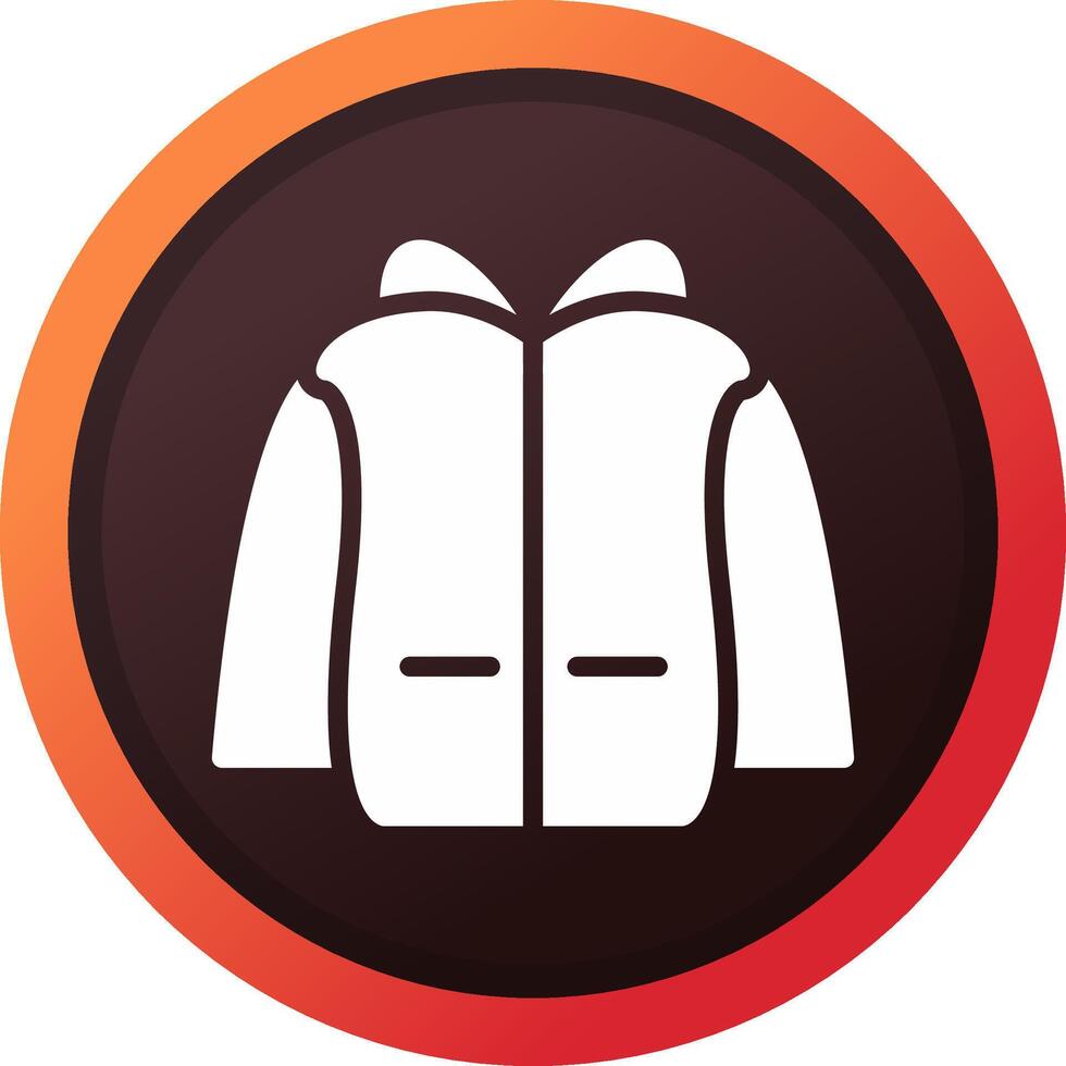 diseño de icono creativo de chaqueta vector