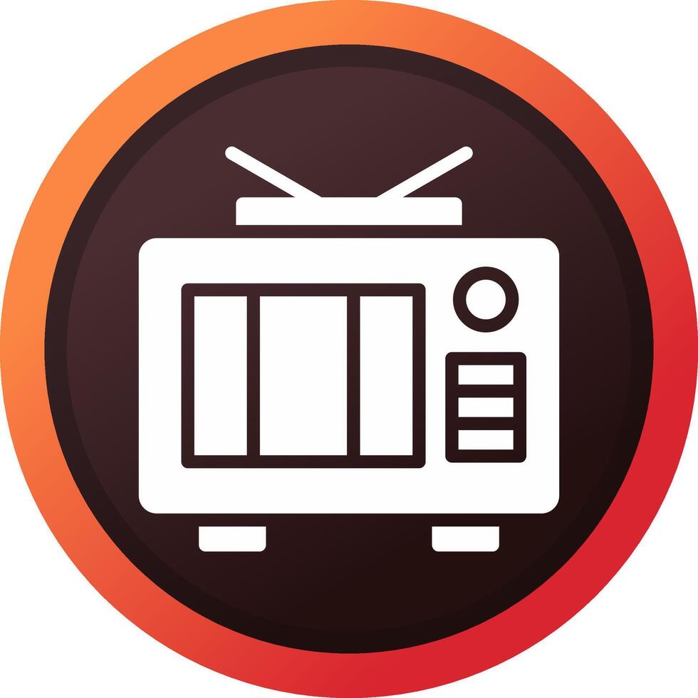 Tv Creative Icon Design vector