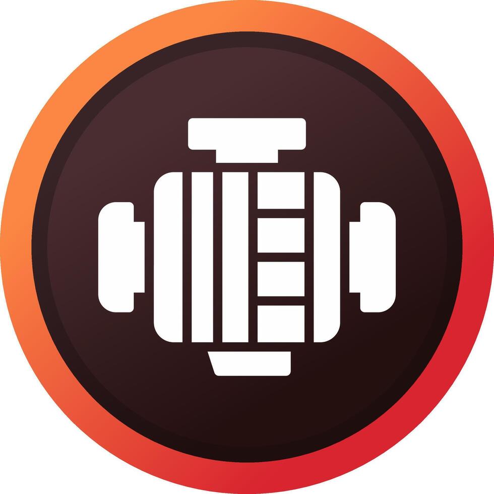 Car Engine Creative Icon Design vector