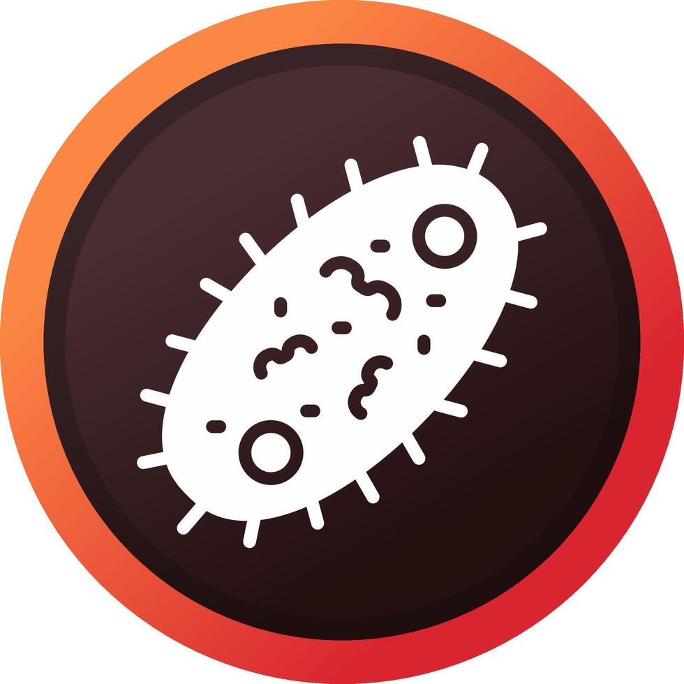 Bacteria Creative Icon Design vector