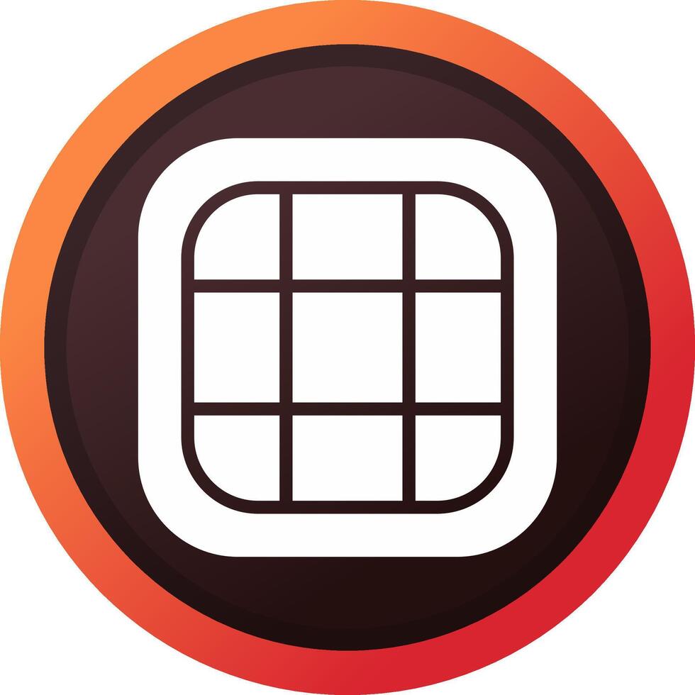 Grid Creative Icon Design vector