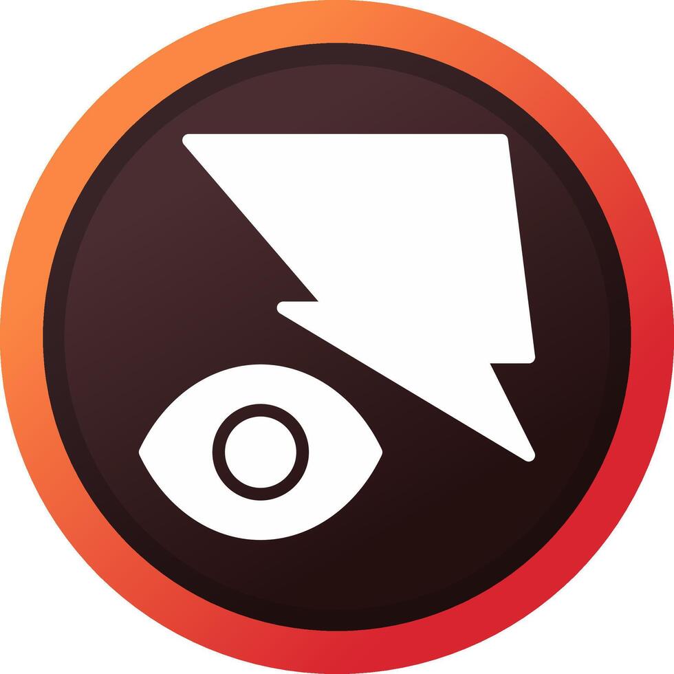 Red Eyes Creative Icon Design vector