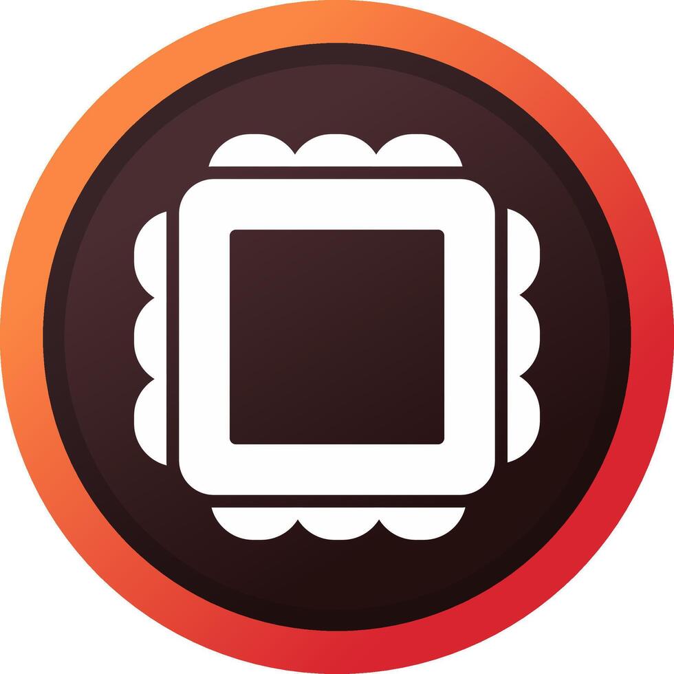 Magic Mirror Creative Icon Design vector