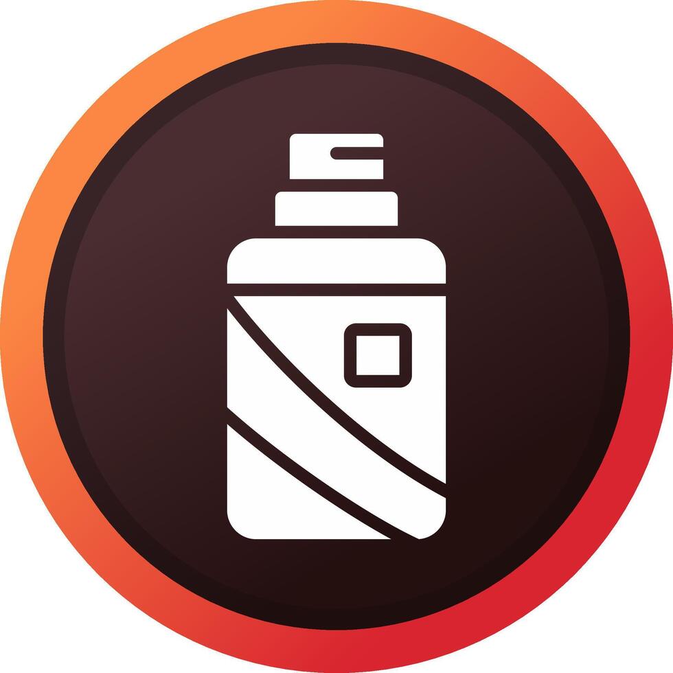 Hair Spray Creative Icon Design vector