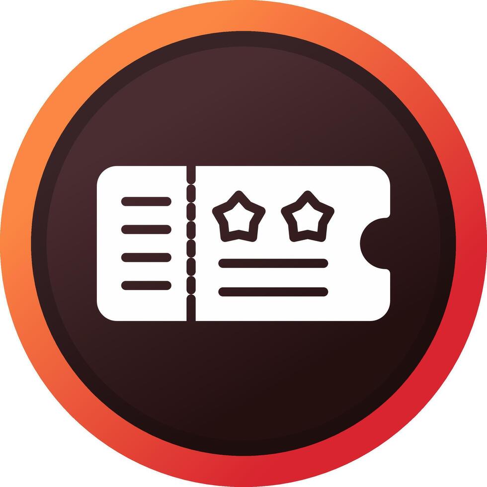 Ticket Creative Icon Design vector