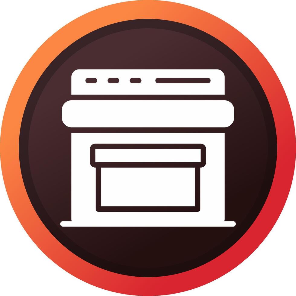 Oven Creative Icon Design vector