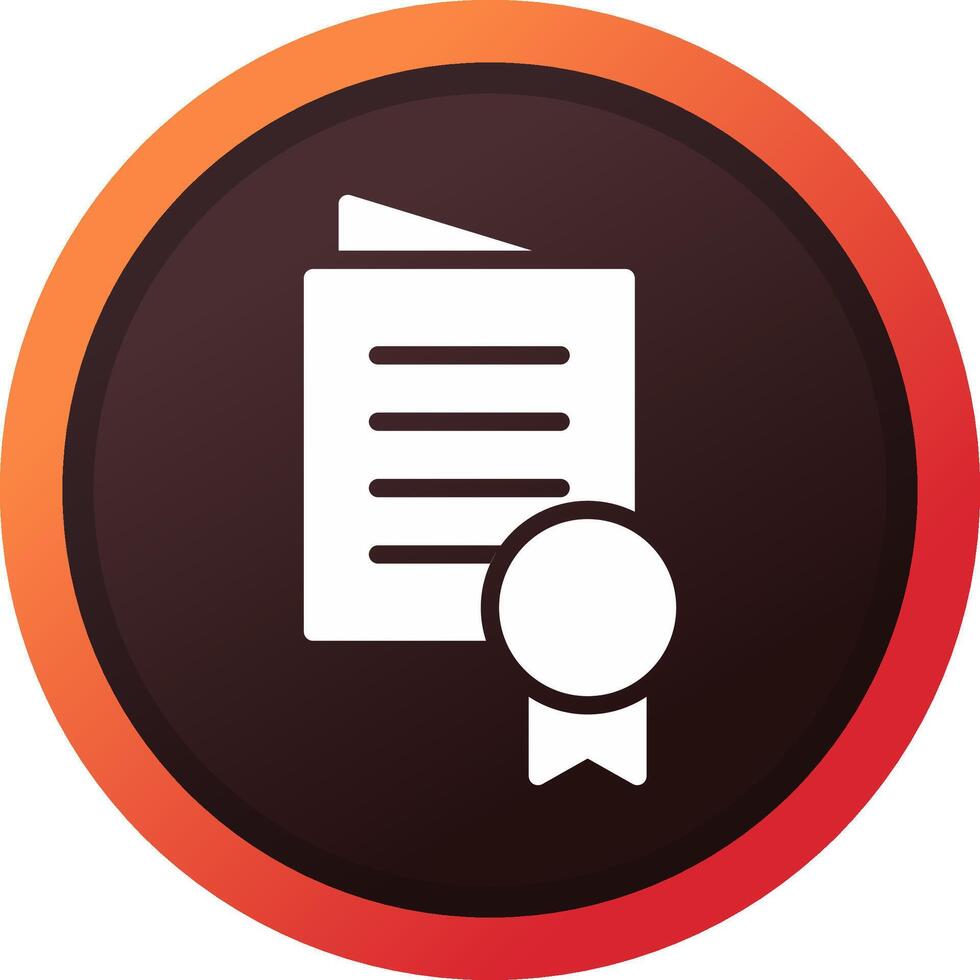 Certificate Creative Icon Design vector