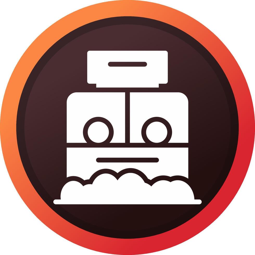 Ticket Box Creative Icon Design vector