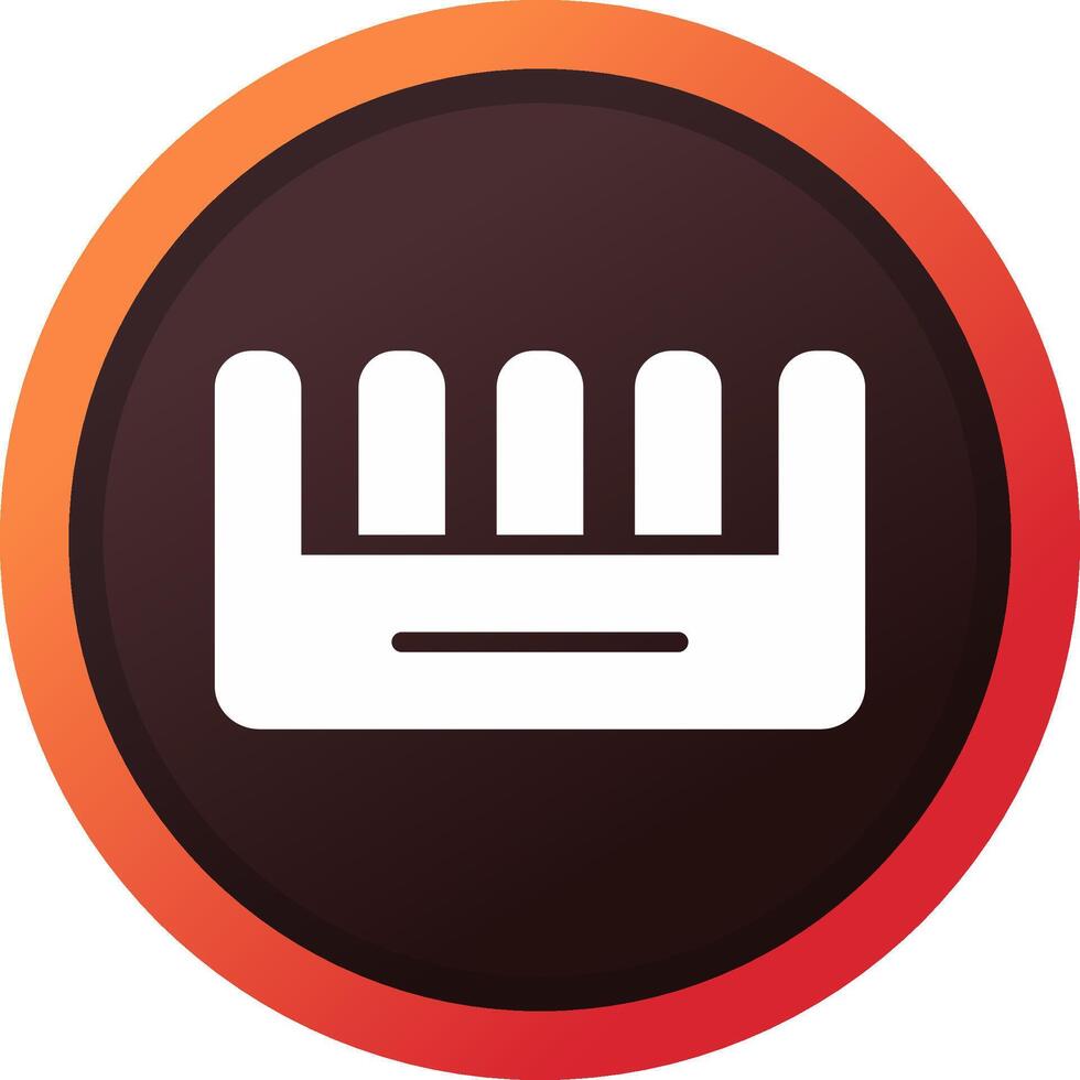 Comb Creative Icon Design vector