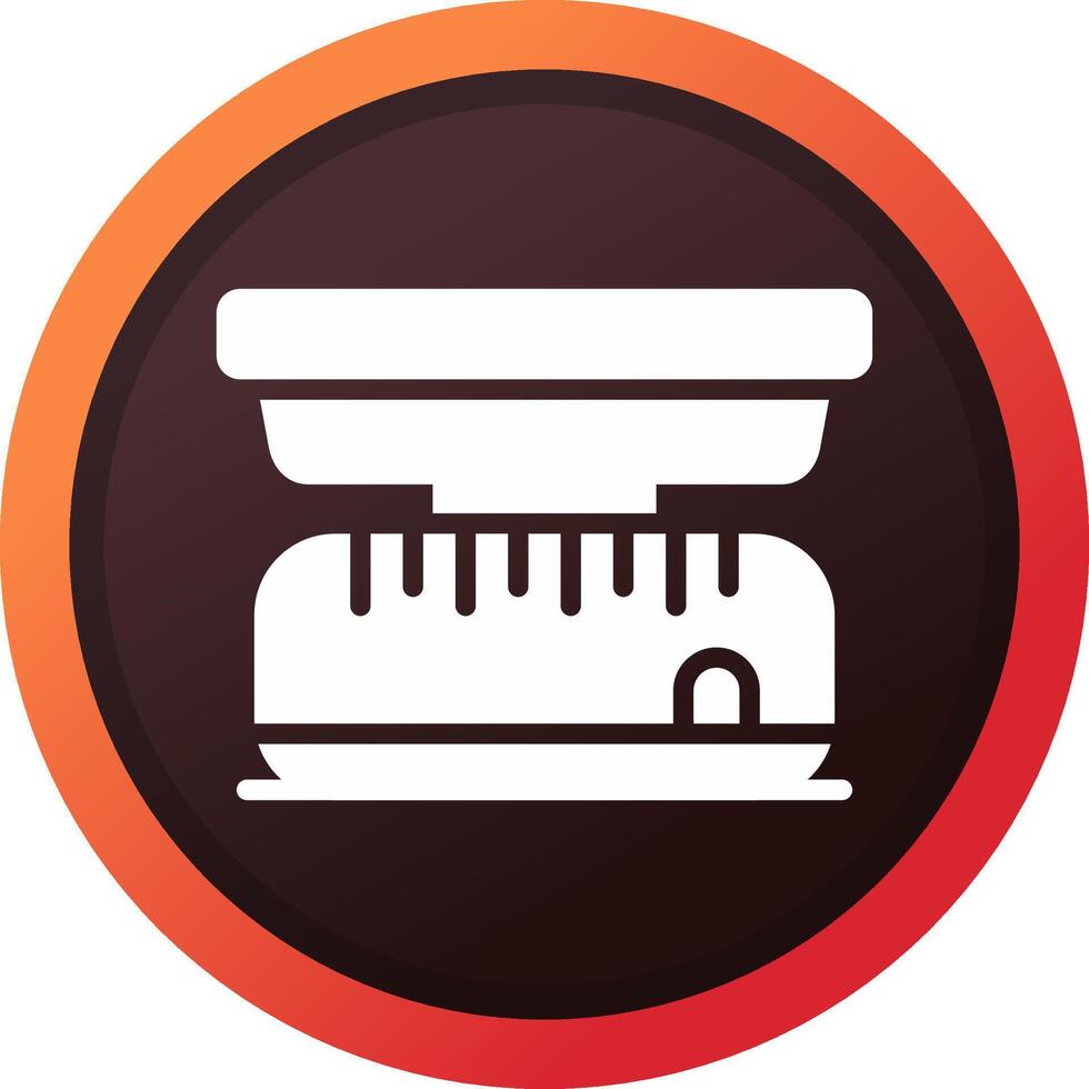 Kitchen Scale Creative Icon Design vector