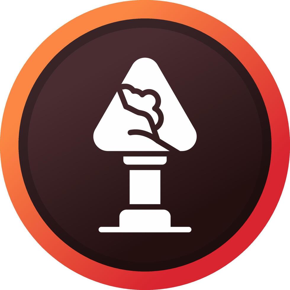 Avalanche Sign Creative Icon Design vector