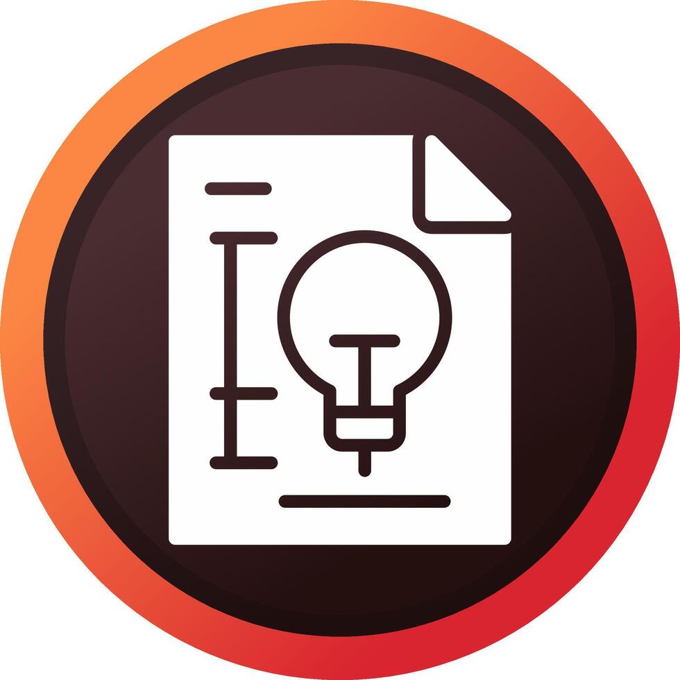 Patent Creative Icon Design vector