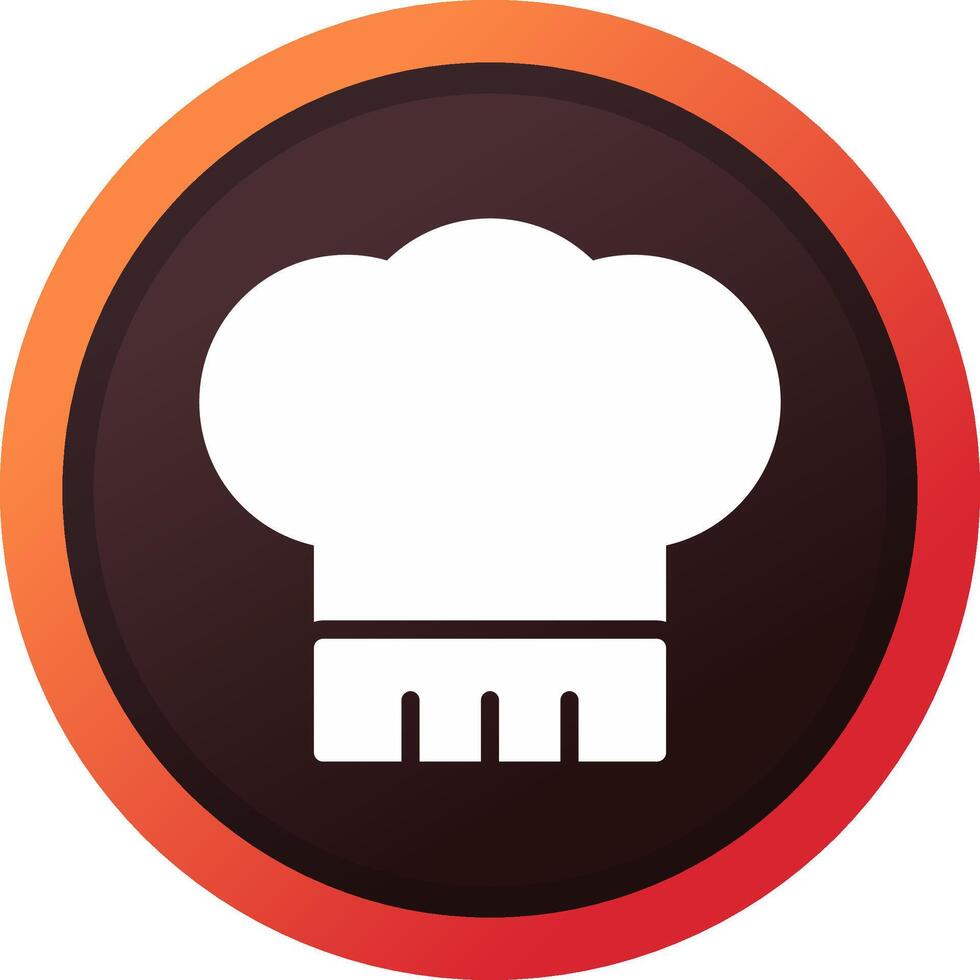 Chef Hat Creative Icon Design vector