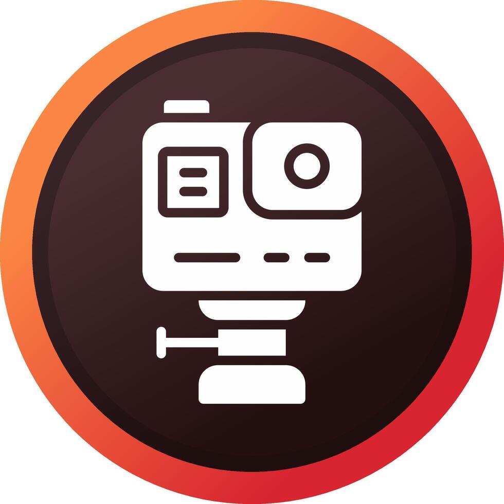 Action Camera Creative Icon Design vector