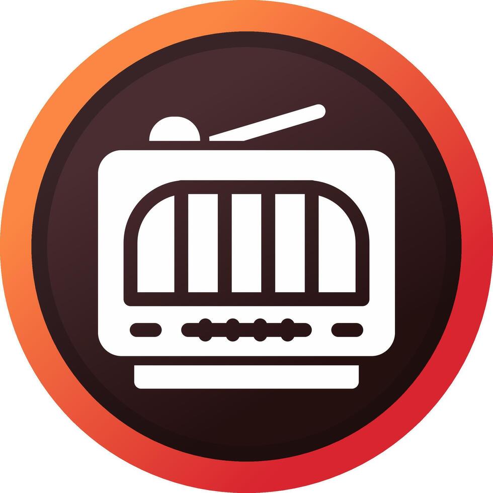Radio Creative Icon Design vector