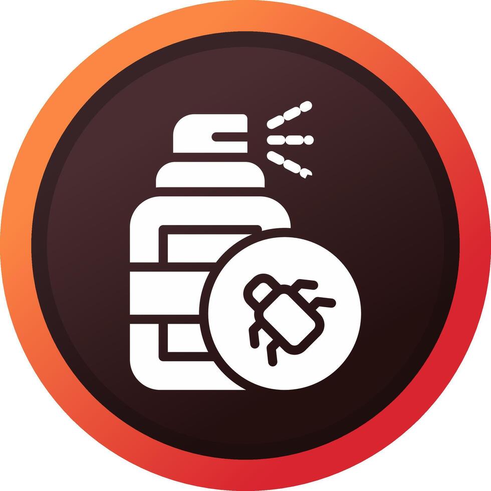 Spray Bottle Creative Icon Design vector