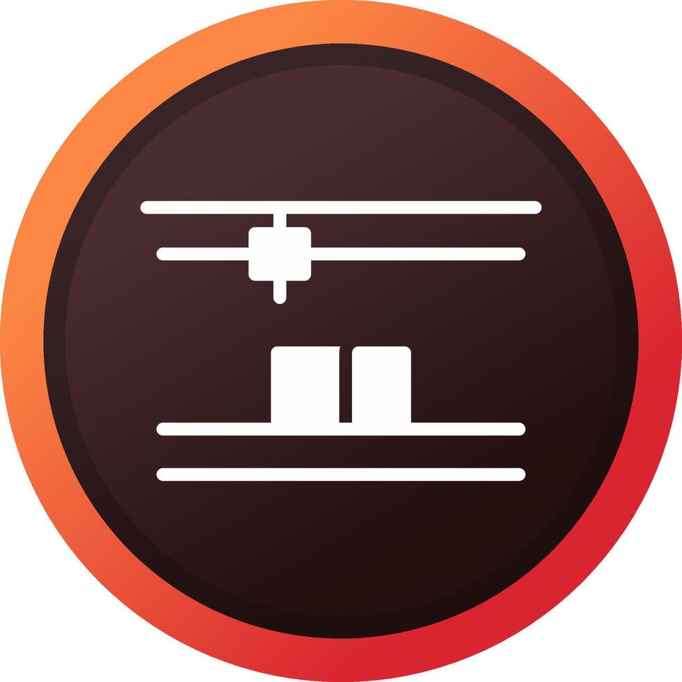 3D Printing Creative Icon Design vector