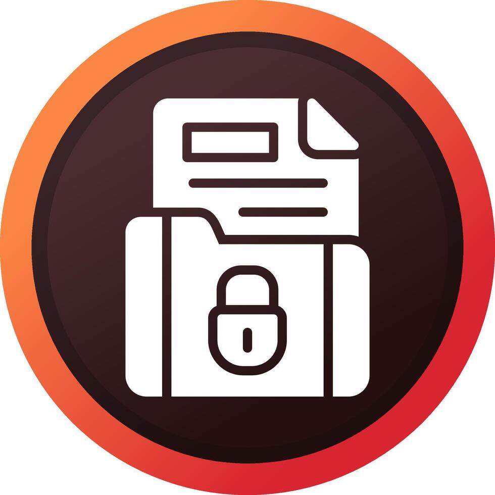 Confidential Creative Icon Design vector