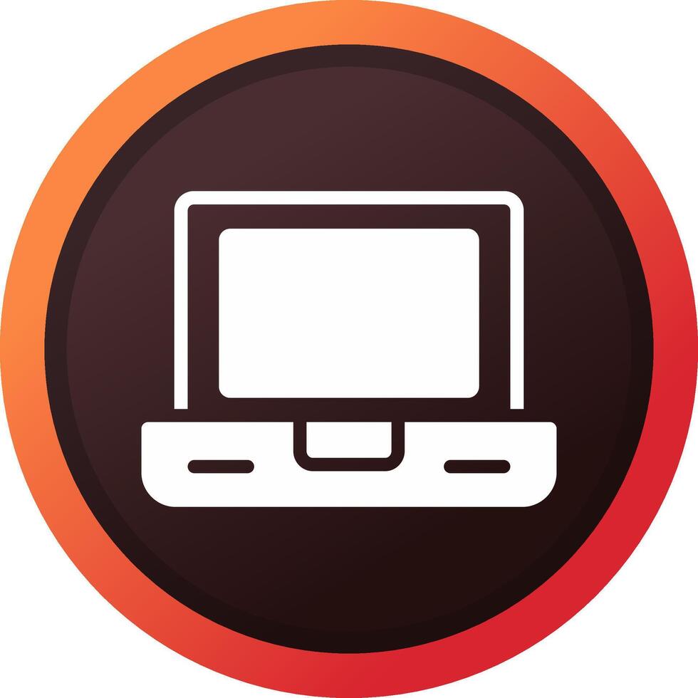 glyph Gradient Corner Design vector