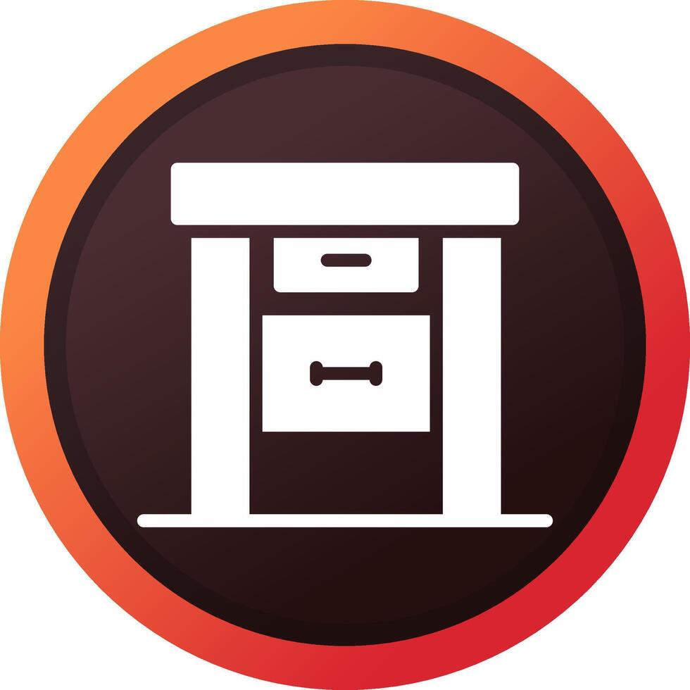 End Table Creative Icon Design vector