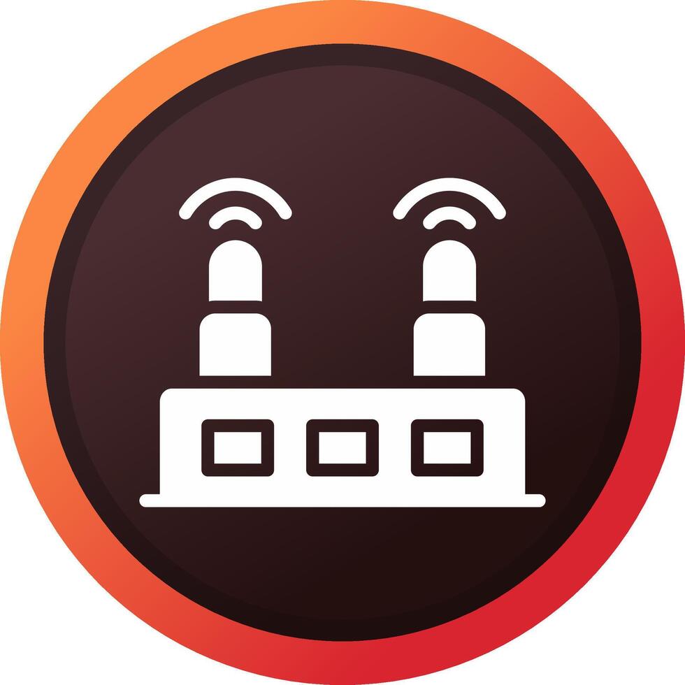 Wifi Router Creative Icon Design vector