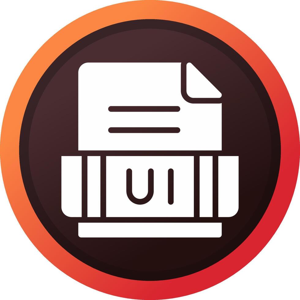 Ui Format Creative Icon Design vector