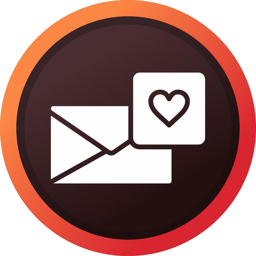 Love Letter Creative Icon Design vector